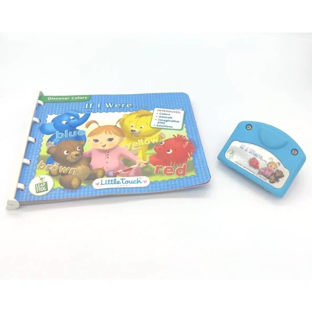 LeapPad LeapFrog If I Were... Book & Cartridge Library Read Toy Learning Colors